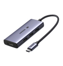 Хаб UGREEN CM500 USB-C to 3×USB 3.0+HDMI Multifunction Adapter (8K@30Hz）(UGR-50629)