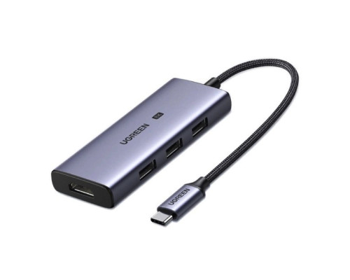 Хаб UGREEN CM500 USB-C to 3×USB 3.0+HDMI Multifunction Adapter (8K@30Hz）(UGR-50629)