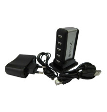 USB-Hub Lapara LA-UH7315 USB 2.0, 7 USB-port with power supply 2А/5В Black