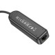 Адаптер Borofone DH6 Erudite 4-in-1 Gigabit Ethernet Adapter(Type-C to USB3.0*3+RJ45)(L=0.2M) Black