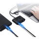 Хаб UGREEN USB 3.0 Hub 0.5m (Black) (UGR-20290)