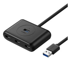 Хаб UGREEN USB 3.0 Hub 0.5m (Black) (UGR-20290)