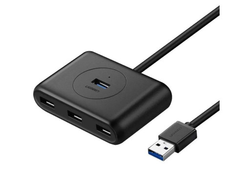 Хаб UGREEN USB 3.0 Hub 0.5m (Black) (UGR-20290)