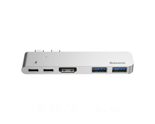 USB-Hub Baseus Thunderbolt C+ Dual Type-C to USB3.0/HD4K/Type-C Female HUB Converter Deep Space Grey