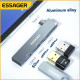 Хаб Essager Fengyang 3 in 1 Splitter grey (EHBC03-FY0G-P)