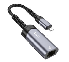 Кабель-перехідник UA26 iP ethernet adapter(100 Mbps) Metal Gray