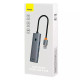 USB-Hub Baseus UltraJoy Series 4-Port HUB Space Grey（USBA to USB3.0*4）