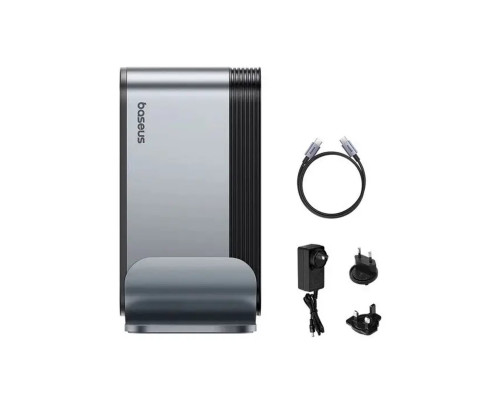 USB-хаб Baseus UnionJoy 17-Port Triple-Display Docking Station Space Grey（USB-C to HDMI4K@60Hz*2+DP4K@60Hz*1+USB3.0*3+USB-C3.0*2+USB2.0*2+PD*1+PC*1+ (B00532304811-00)