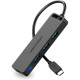 Хаб Vention Type-C to 4-Port USB 3.0 Hub with Power Supply Black 0.5M ABS Type (TGKBD)