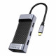 USB-Hub Baseus Square Desk Type-C Multi-functional HUB Deep gray VGA