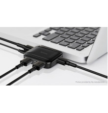 USB-Hub Baseus Fully folded portable 4-in-1 USB HUB Black