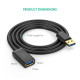 Подовжувач UGREEN US129 USB 3.0 Extension Male Cable 1m (Black) (UGR-10368)