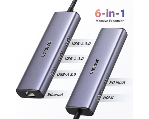 Хаб UGREEN USB-C Multifunction Adapter (UGR-15598)