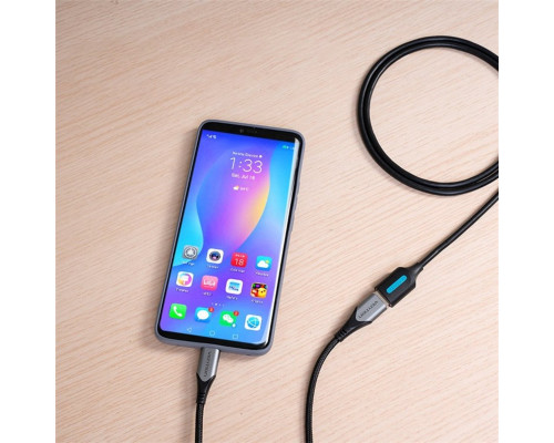 Кабель Vention USB 2.0 A Male to A Female Extension Cable 1M black PVC Type (CBIBF) (CBIBF)