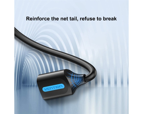 Кабель Vention USB 2.0 A Male to A Female Extension Cable 1M black PVC Type (CBIBF) (CBIBF)