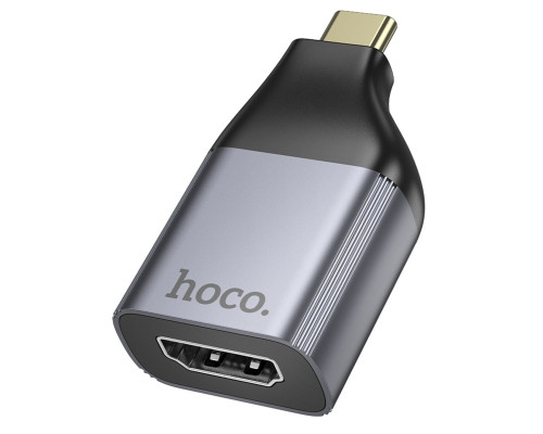 Перехідник HOCO UA33 Type-C to HDTV adapter Metal Gray (6942007645584)