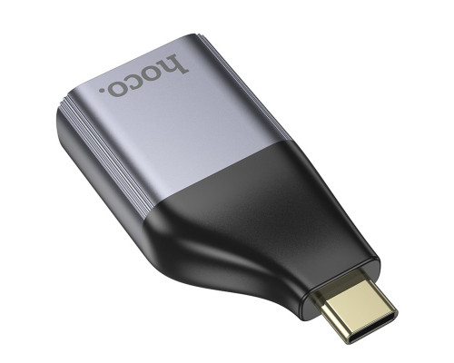 Перехідник HOCO UA33 Type-C to HDTV adapter Metal Gray (6942007645584)