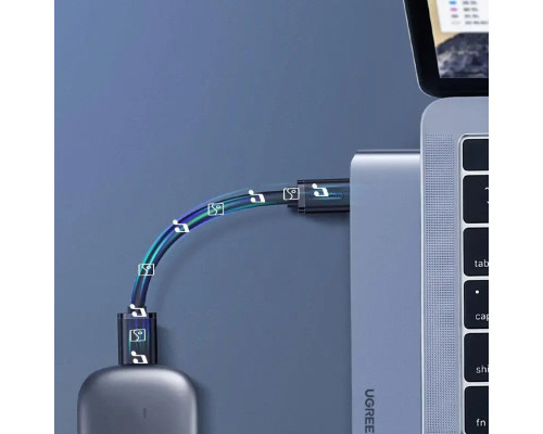 USB-Хаб UGREEN CM251 Dual USB-C To HDMI+3*USB 3.0 A+Type C Female Converter (UGR-60559)