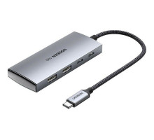 Хаб UGREEN CM480 USB-C to 2× USB 3.2+2×USB-C Adapter 10G (UGR-30758)