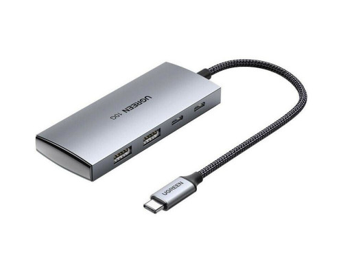 Хаб UGREEN CM480 USB-C to 2× USB 3.2+2×USB-C Adapter 10G (UGR-30758)