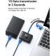 Хаб UGREEN CR113 USB 3.0 Hub 1m (Black) (UGR-20291) (UGR-20291)