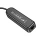 Адаптер Borofone DH6 Erudite 4-in-1 100 Mbps Ethernet Adapter(USB to USB2.0*3+RJ45)(L=0.2M) Black