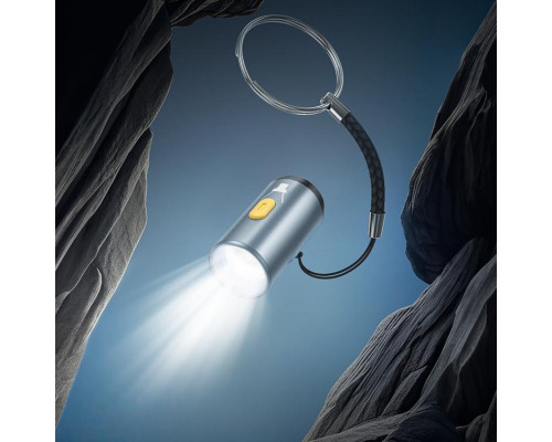 Перехідник HOCO UA38A Type-C to LED light adapter Gray (6942007647717)