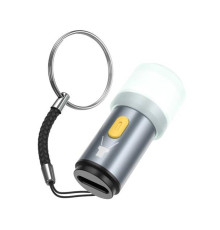 Перехідник HOCO UA38A Type-C to LED light adapter Gray (6942007647717)