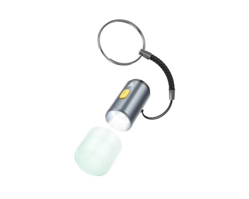 Перехідник HOCO UA38A Type-C to LED light adapter Gray (6942007647717)