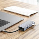 USB-Hub Baseus Square Desk Type-C Multi-functional HUB Deep gray