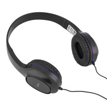 Навушники HOCO W24 Enlighten headphones with mic set Purple (2x1)