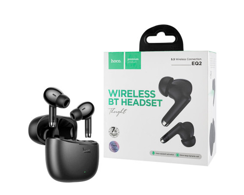 Бездротові навушники HOCO EQ2 Thought true wireless BT headset Black NBB-140456