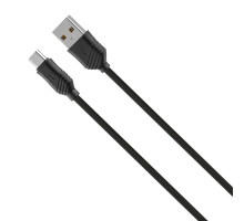 Зарядний пристрій HOCO C22A , USB 2.4A , чорний + (Кабель Micro USB) NBB-128843