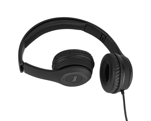 Навушники HOCO W21 Graceful charm wire control headphones Black (Мікрофон) NBB-139693