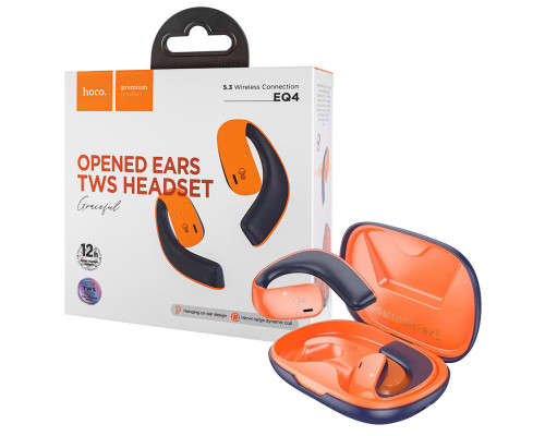 Бездротові навушники HOCO EQ4 Graceful true wireless BT headset Blue NBB-140457