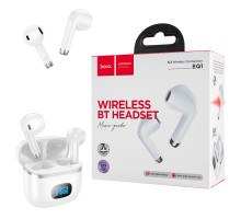 Бездротові навушники HOCO EQ1 Music guide true wireless BT headset White NBB-139686