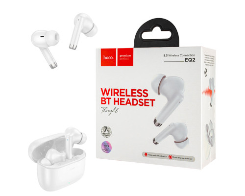 Бездротові навушники HOCO EQ2 Thought true wireless BT headset White NBB-139688