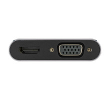 USB HUB Hoco HB29 Easy-lead Type-C multifunction converter (HDTV+VGA) Metal Gray NBB-139697