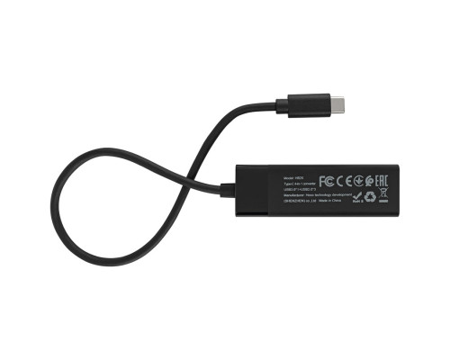 USB HUB Hoco HB25 Easy mix 4-in-1 converter (Type-C to USB3.0+USB2.0*3) Black NBB-139696