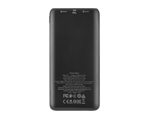 Універсальна мобільна батарея HOCO J81 fully compatible power bank, 10000mAh, Black, 22.5W NBB-132206