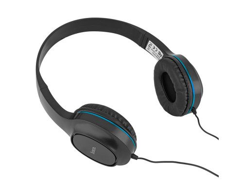 Навушники HOCO W24 Enlighten headphones with mic set Blue (2x1) NBB-139689