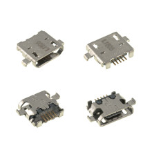 Роз'єм зарядки для HTC 300 Desire, 500 Desire, 5 pin, microUSB NBB-73726