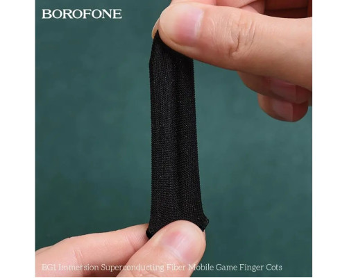 Напальчник ігровий BOROFONE BG1 Superconducting fiber mobile game finger cots(carbon fiber) (BG1B)