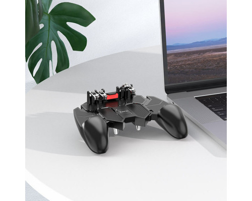 Ігровий контролер HOCO GM7 Eagle six finger game controller Black (6931474752925)