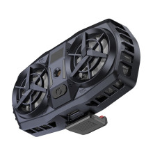 Кулер для мобільного телефона GM36 Mustango mobile phone dual cooler Black (6942007645058)