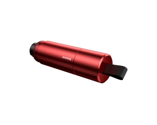 Ніж для ременів безпеки + молоток для скла Baseus Sharp Tool Safety Hammer Red CRSFH-09 mag-695315621054754481