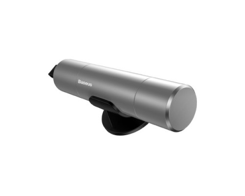 Ніж для ременів безпеки + молоток для скла Baseus Sharp Tool Safety Hammer Silver CRSFH-0S mag-695315621055454482