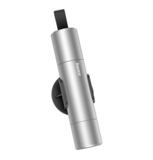 Ніж для ременів безпеки + молоток для скла Baseus Sharp Tool Safety Hammer Silver CRSFH-0S mag-695315621055454482
