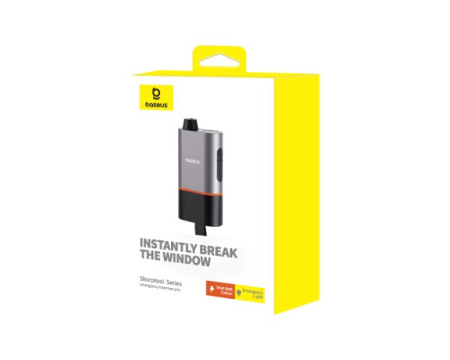 Автомобільний молоток Baseus SharpTool Series Emergency Hammer Pro Black C10934401111-00 mag-693217263332557315