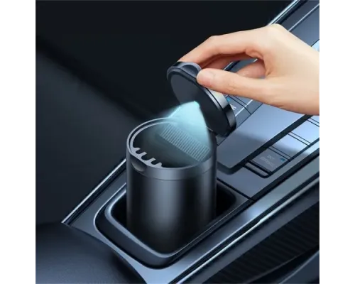 Попільничка автомобільна в підсклянник Baseus Premium 2 Series Car Ashtray Black C20464700111-00 mag-6932172648206145711